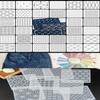 9/32 Stück PET Sashiko Stickschablone DIY Geometrisches Patchwork Schablone Wiederverwendbare PET Schablone Handgefertigte Stickerei Handwerkszeug