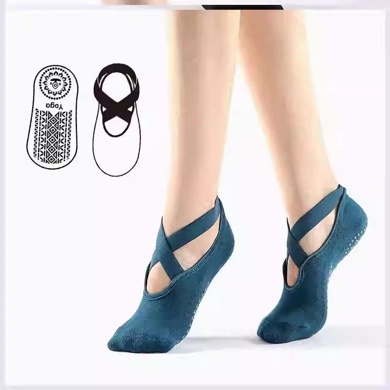 Women's Non-Slip Yoga Socks with Grippy Bottom for Pilates & Hot Yoga, Breathable Quick-Dry`