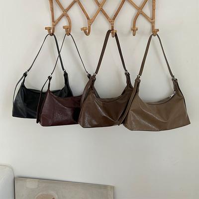 New Fashionable High Quality Underarm Bag Versatile Large Capacity Handbag Simple Fashionable Shoulder Bag Light Diagonal Bag