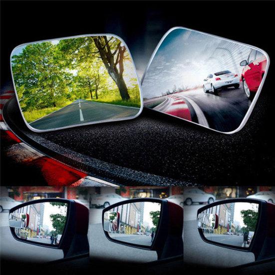 2ks bezrámové auto pro slepý úhel zpětné zrcátko otočné o 360 stupňů automatické zpětné zrcátko