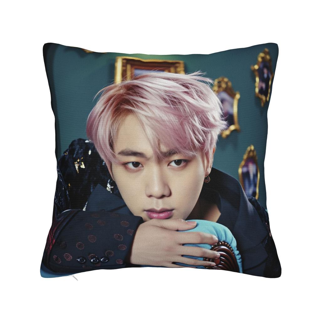 Korean Kpop Style Jinjinjin Cool Boy Pillow Case Retro Trendy Pillow Cover Comfy Pillowcases For Living Room Chair