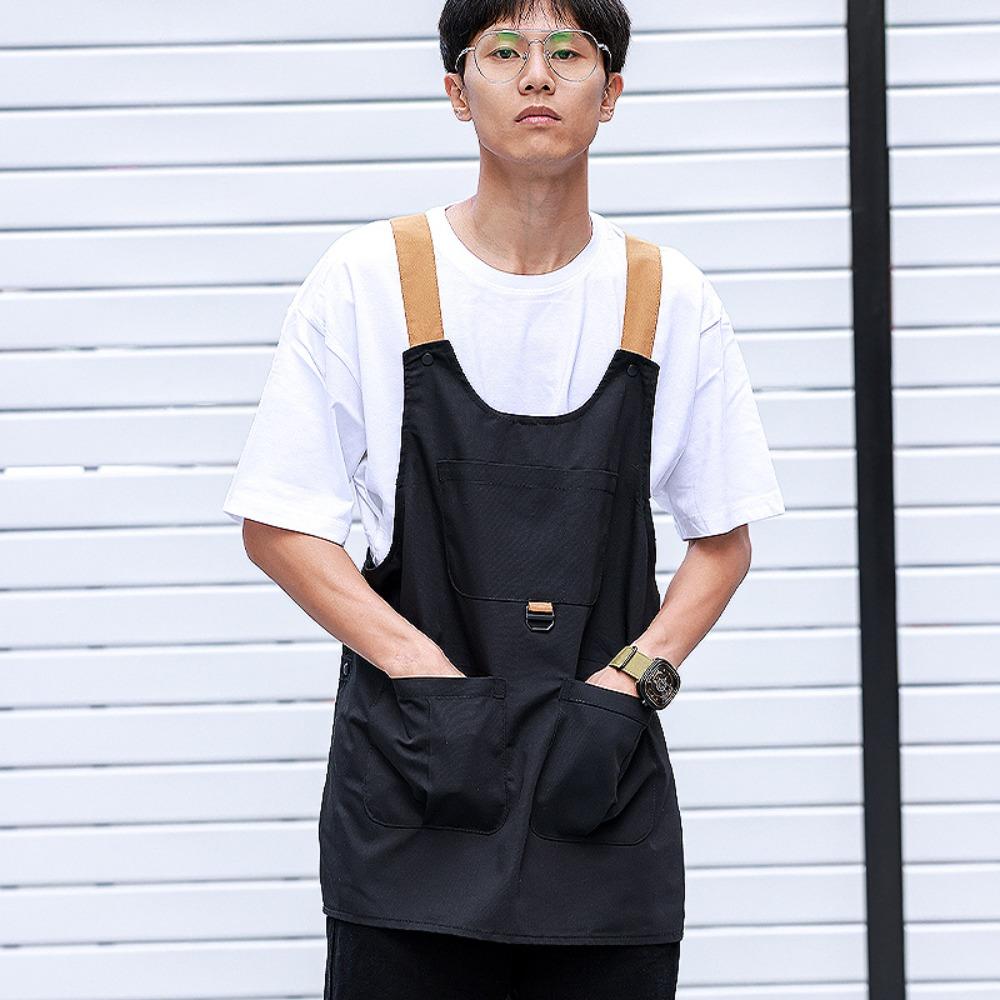 Wind Resistant Kitchen Apron Adjustable BBQ Apron Practical Loose Apron  Outdoor Activities