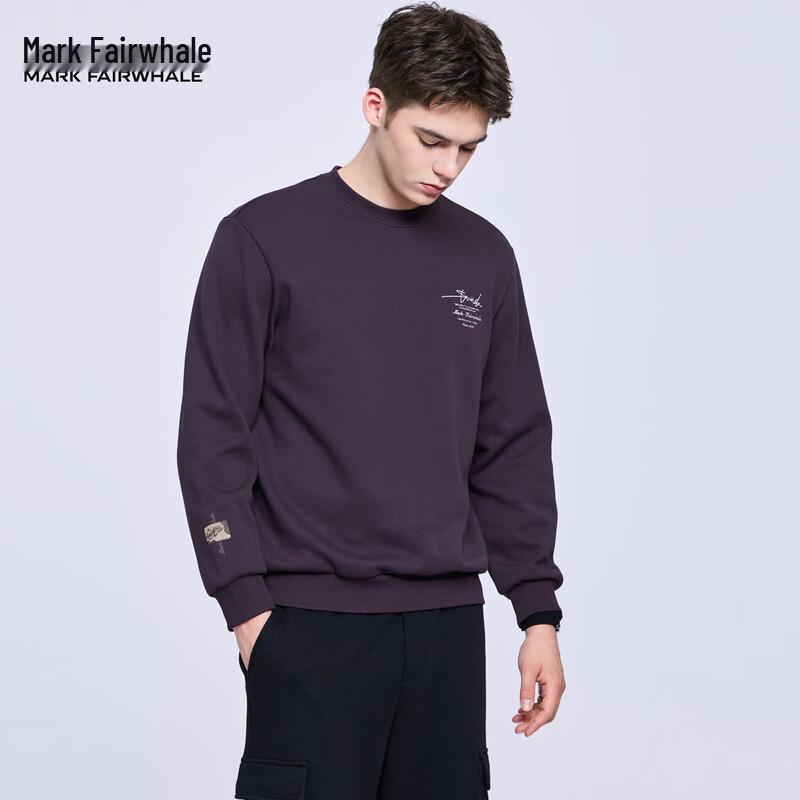 Mark Fairwhale Men s Antibacterial Embroidered Crewneck Sweatshirt XL