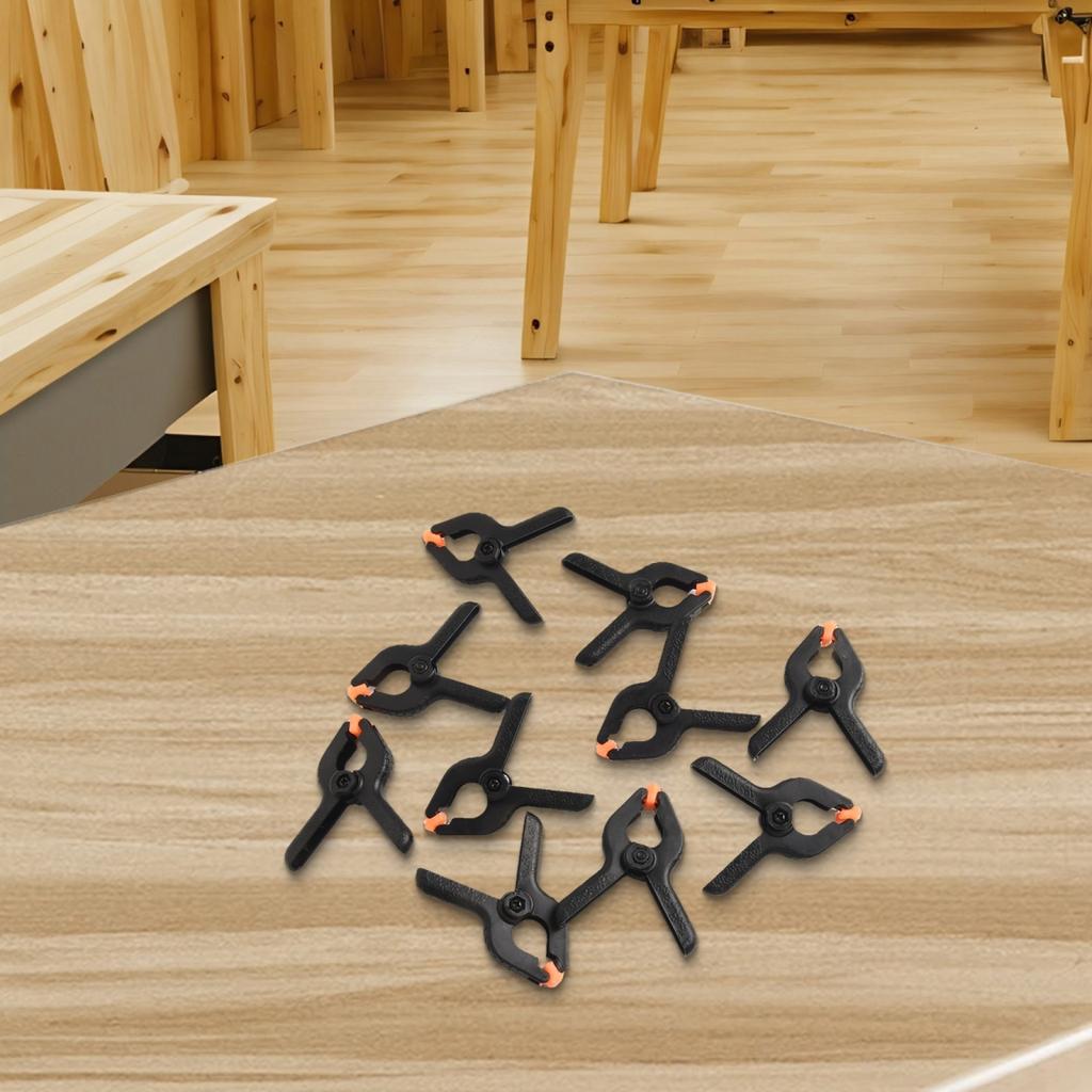 10er-Pack 2-Zoll-Federklemmen mit drehbaren Backen – Perfekt für unregelmäßige Gegenstände