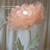 Peony Flower Atmosphere Flower Lamp Decorative Flower Creative Silk Eugen Floor Lamp Living Room Finished Product Pure Handmade