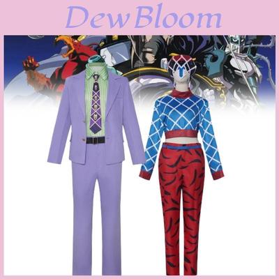 Jojos Bizarre Adventure Kira Yoshikage Guido Mista Cosplay Costume For Anime Role Play