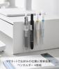 Yamazaki Magnet Pen Holder Set of 4 W1.5×D1.9×H2cm White Magnet Type 10733 Easy To Use Tower Pen Stamp Lipstick Storage