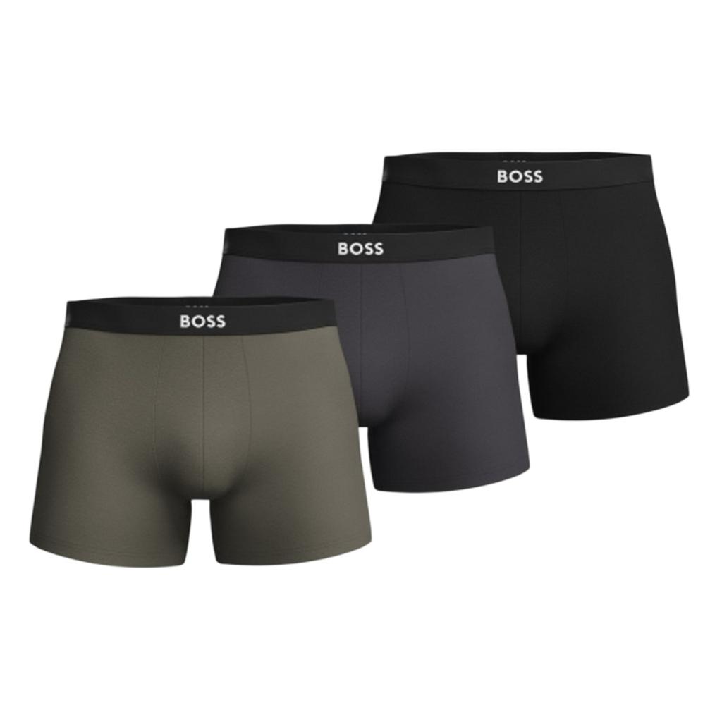 Boss Mens Polycotton Boxer Briefs (Pack of 3)