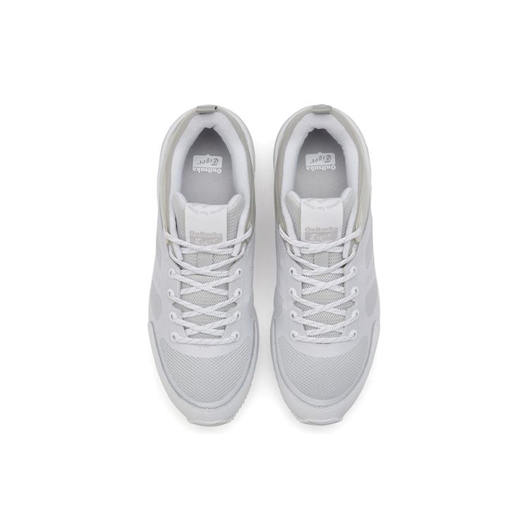 ONITSUKA TIGER Cagin Fabric Synthetic Leather Minimalist Solid Color Durable Low-Top Casual Shoes Unisex Sneaker Gray White 1183B898-020