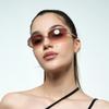 UV400 Shades Goggles Wrap Around Y2K Sunglasses 2000'S Punk Sunglasses Sun Glasses