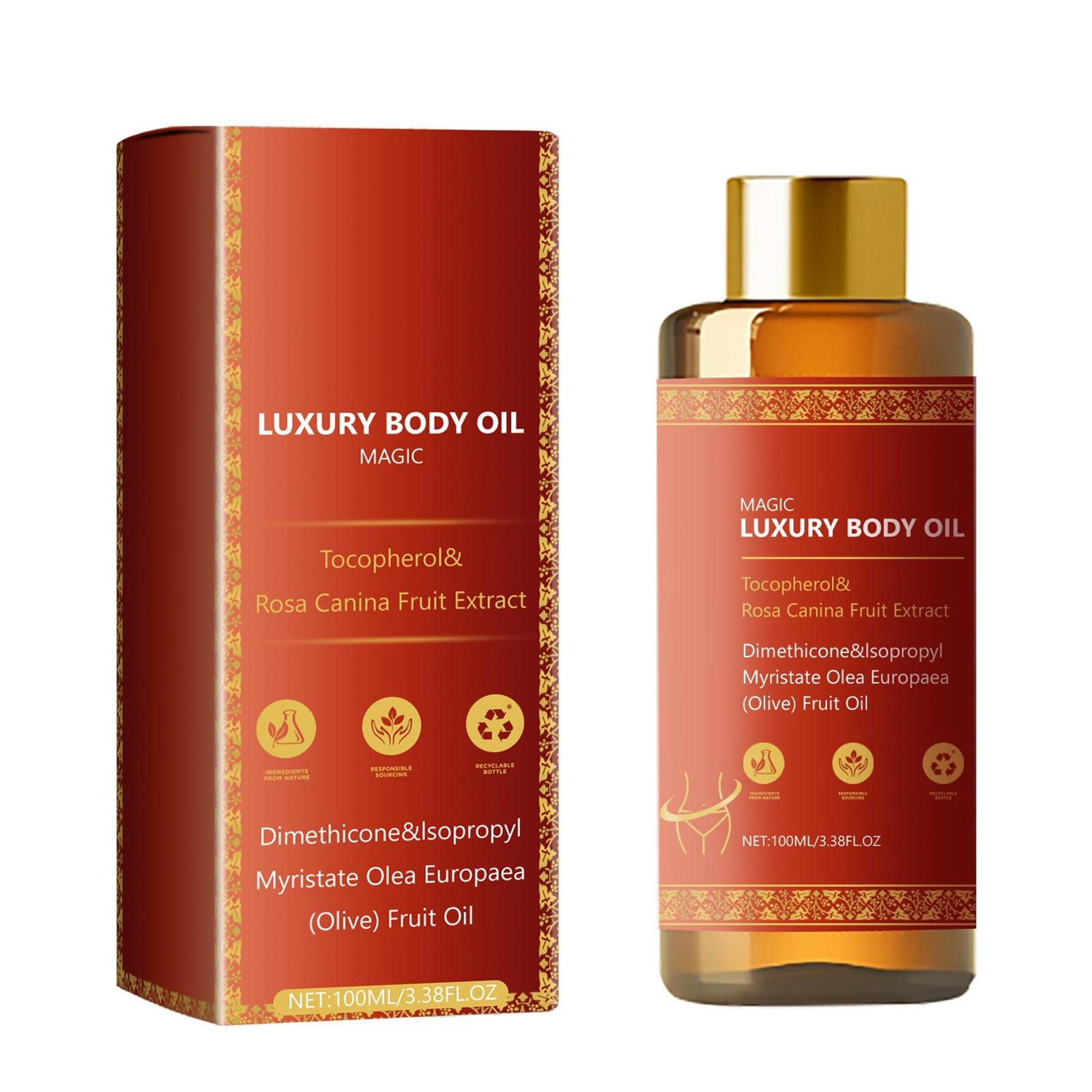 

Масло для массажа тела, увлажняющее масло, омолаживающее кожу, массаж всего тела, унисекс, нежная смазка, 100 мл One Size красный