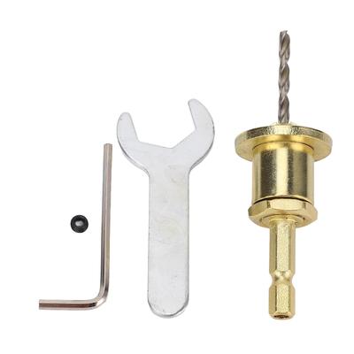 Senkbohrer Verstellbar 1/4 Zoll Sechskantschaft 3,2x10mm Schraubenstufenbohrer für Handwerk