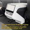 For Tesla Model Y Juniper 2025 Rear Screen Cover Protector Frame Back Air Vent Trim Protective White Car Interior Accessories