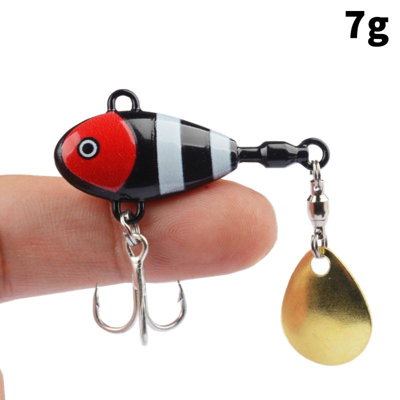 Durable 3D Printed Zinc Alloy Fishing Lures With 360 Degree Rotating Glitter Perfect For Freshwater Saltwater Fishing