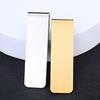 2pcs Metal Money Clip for Credit Card Holder Bill Clamp for Mini Purse Stainless Steel Brass Paper Clip for Notebook Bookmark