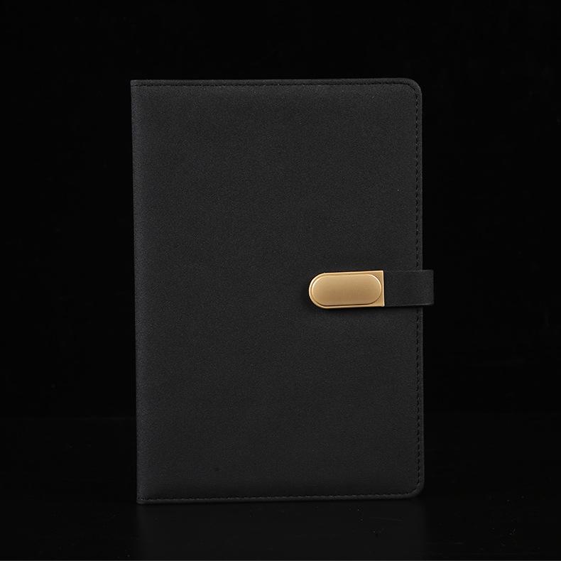 Premium Velvet Texture A5/A6 Business Notebook with Magnetic Closure