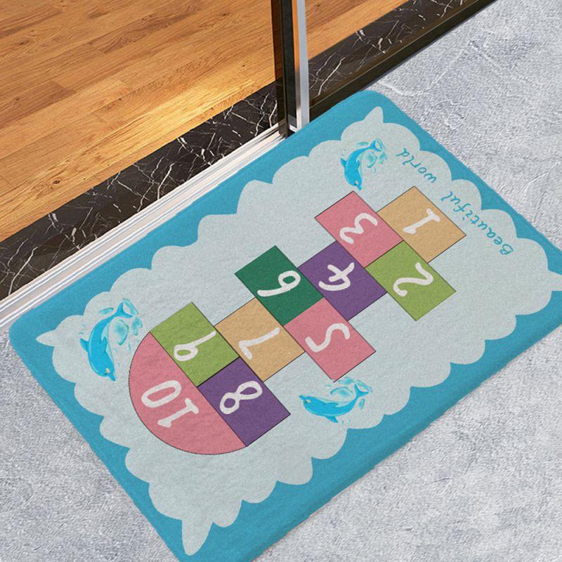 Hopscotch Carpet Hallway Doormat Kids Bedroom Bathroom Rug Creative Hopscotch For Living Room Area Rug Thickness Decoration Kid