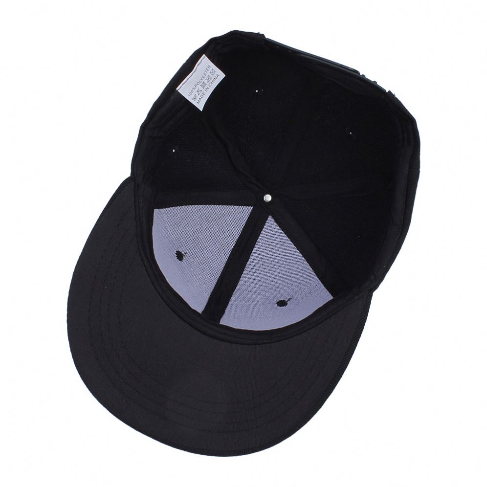 Customized Classic Baseball Hat Adjustable Size Polyester Snap Back Cap Vintage Hip Hop Style for Promotions