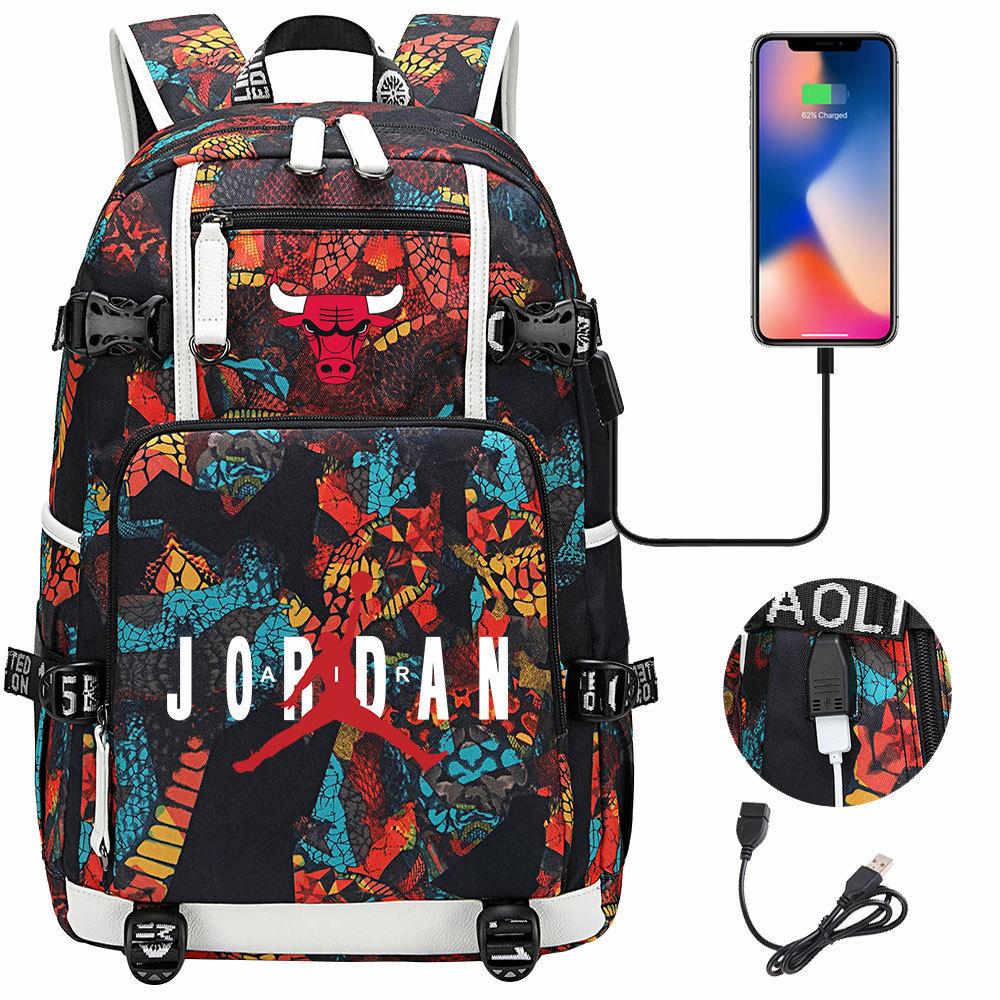 3 Piece School Backpack Set for Students Large Capacity Oxford Cloth Schoolbag with Shoulder Strap and Pencil Case