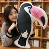 1pc 60cm Simulation Animals Plush Pillow Stuffed Flamingo Eelphant Dolphin Cartoon Toys For Children