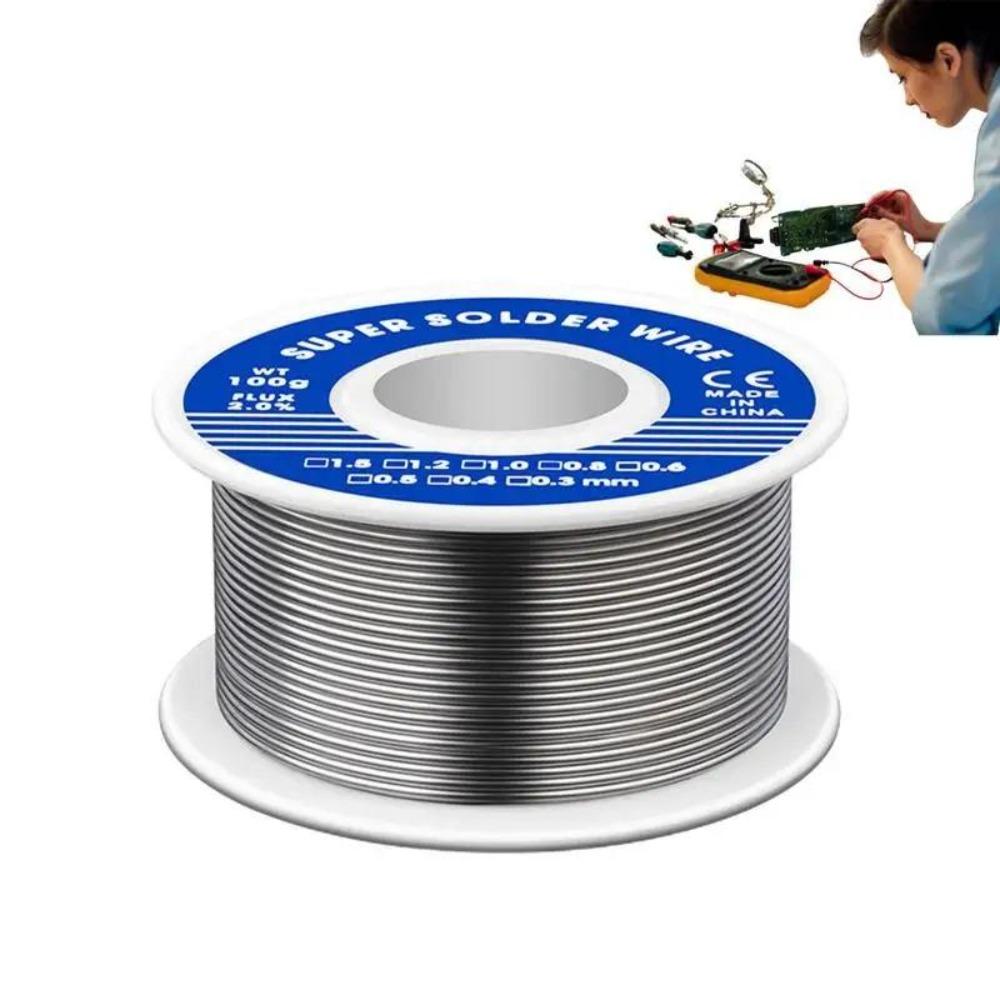 4pcs Electronic Soldering Wire Solder Wires Rosin Core Tin Multipurpose Welding Flux Iron Wire Reel Home Accessories For Repair