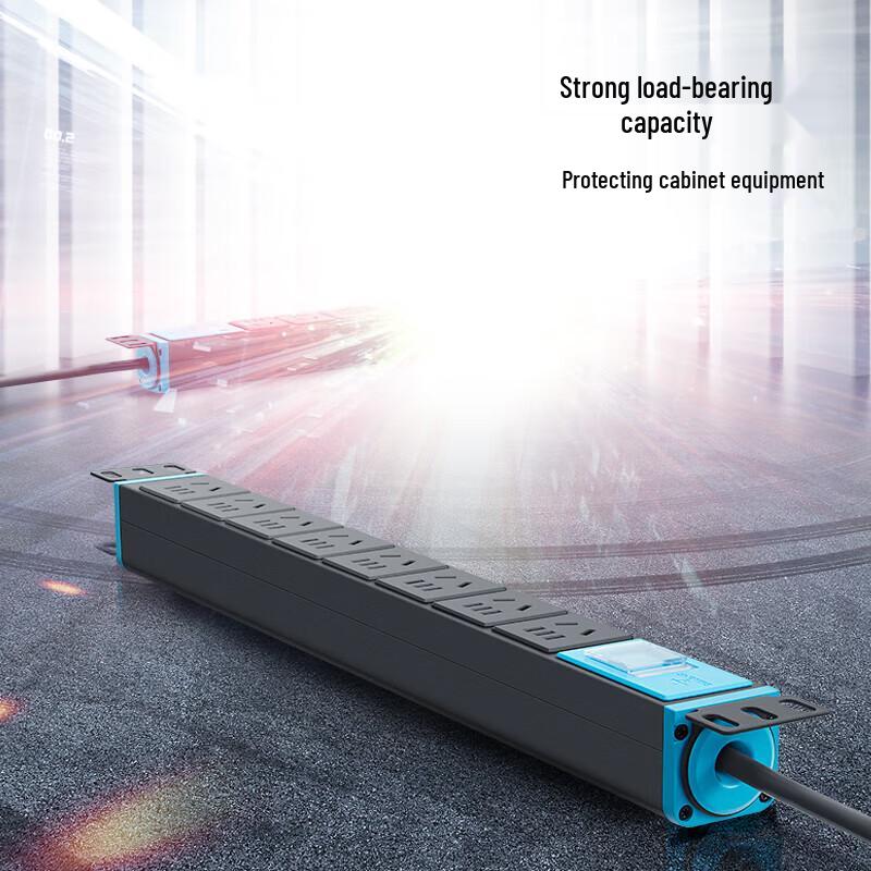 BULL GNE-1080 PDU Desktop Power Strip, 8 Outlets, 5m Cable CN plug (adapter included)