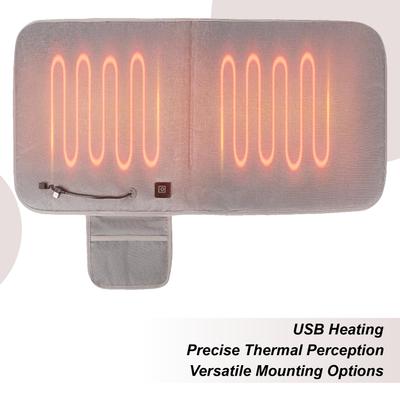 Heated Seat Pad Electric USB Heated Cushion With 3 Gears Electric Warm Chair Pad For Office Bedroom Outdoor Fishing Car Camping