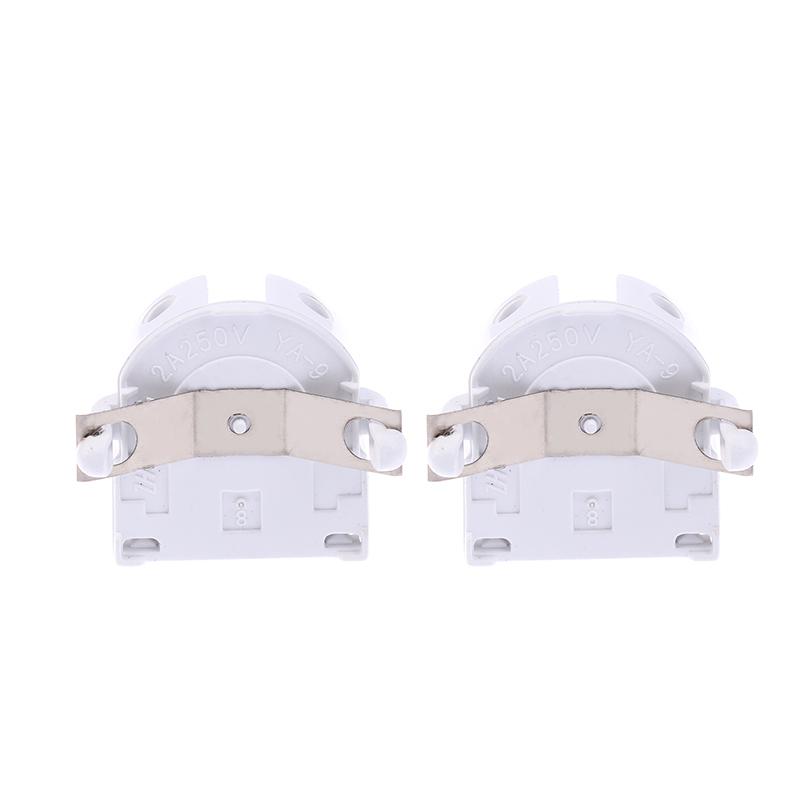 5 Stück T8/G13 Leuchtstofflampenfassung Hitzebeständige Lampenfassung Lichtröhrenhalter Lampenzubehör für Zuhause Büro Schlafzimmer