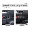 Car Door Armrest Window Switch Panel Cover Trim For Toyota Hilux 2015 2016 2017 2018    (ABS Carbon Fiber)-M53K