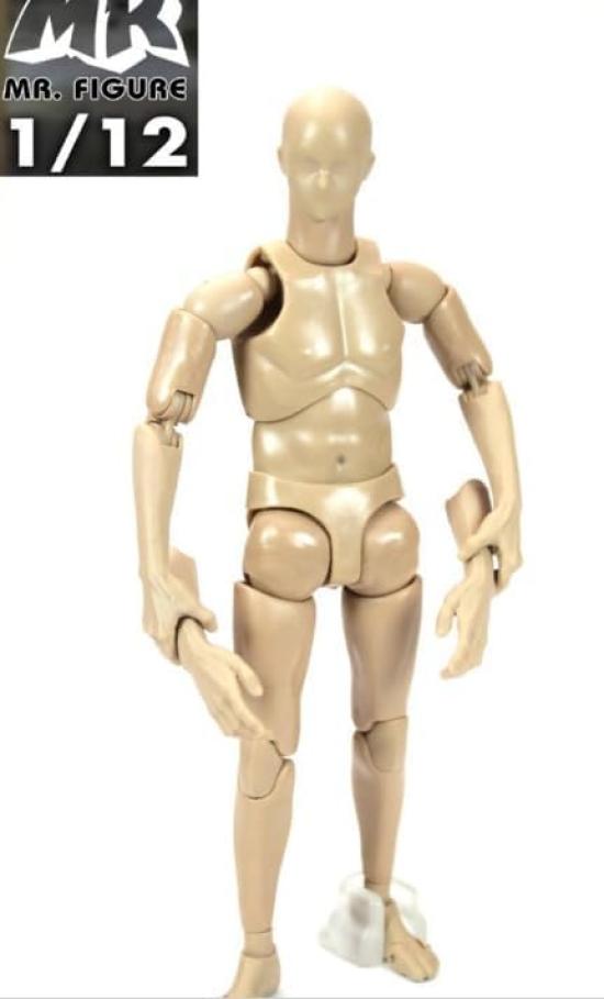 MR.FIGURE MRA031 112 Man Body 112 Action Figure Body Drawing Doll 112 Scale Figure Male Body Base First Production Limited Edition (MRA013)