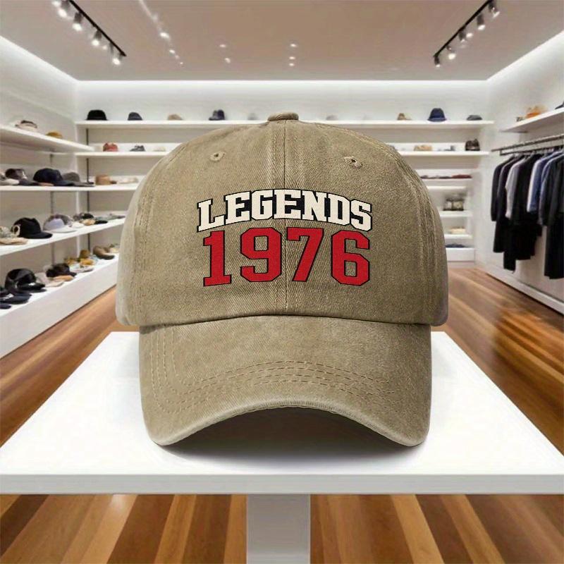 pc LEGENDS Adjustable Baseball Cap for Unisex Women Retro s Design Iconic Logo Lightweight Unisex Hat for Parties Bir