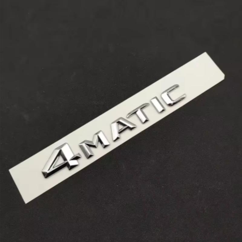 3D ABS Chrome Logo E350 Emblem 4matic Letters CDI Sticker Car Trunk Badge For Mercedes Benz E350 W213 W212 Accessories AU1