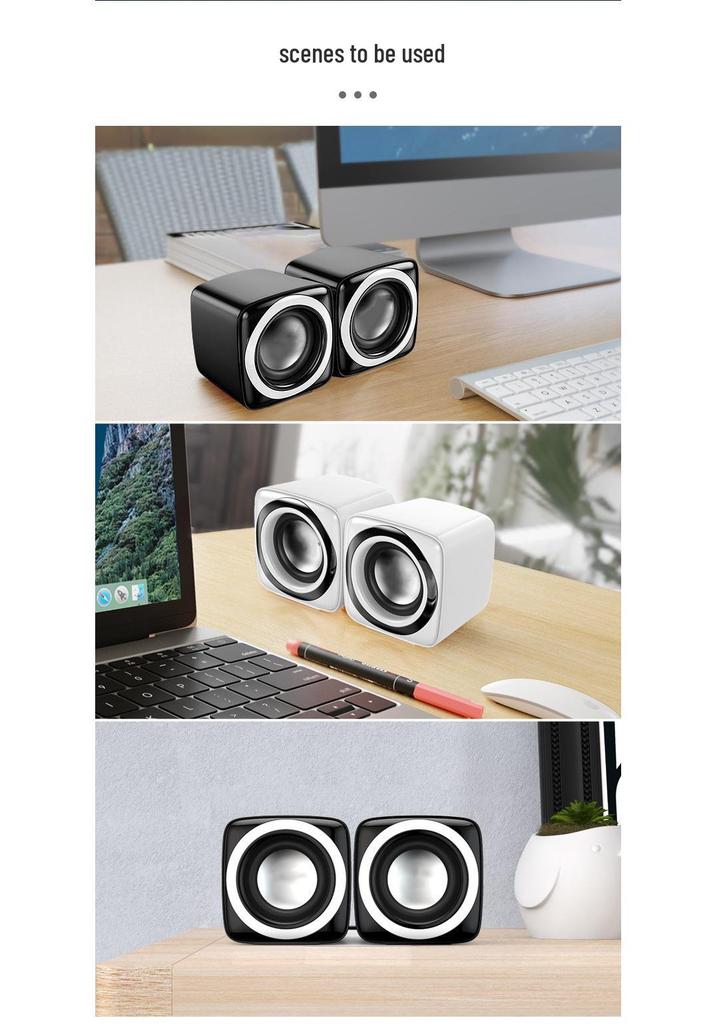 USB Wired Portable Mini Speaker for Desktop and Laptop