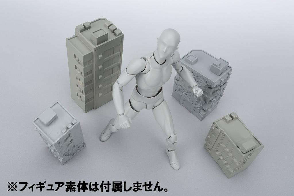 TAMASHII NATIONS Tamashii OPTION ACT BUILDING DAMAGE Finished Figure Ver. Non-scale PVC&ABS