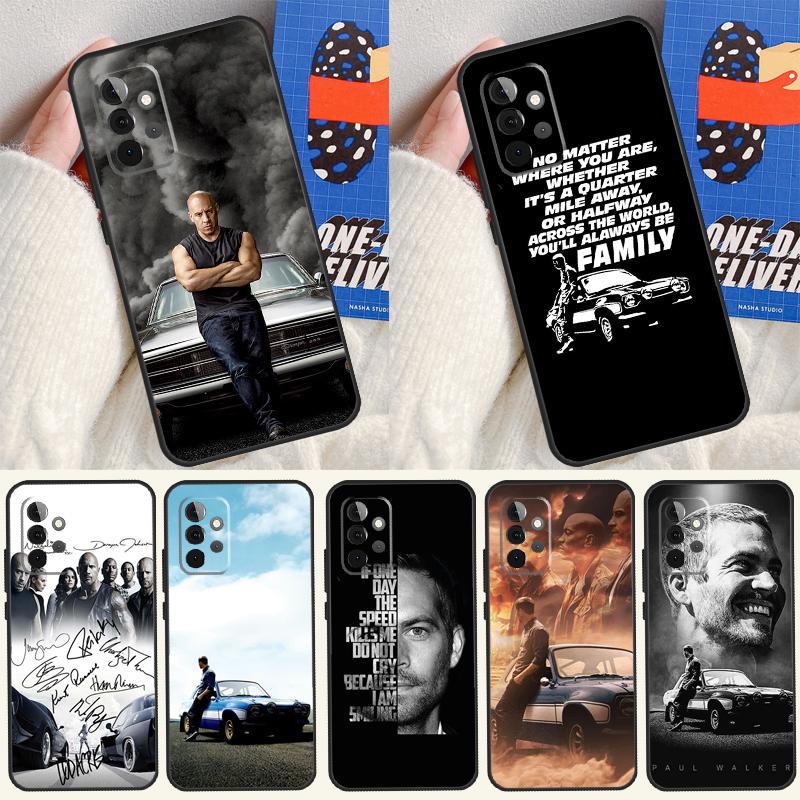 Coque de téléphone Fast and Furious pour Samsung Galaxy A55 A35 A15 A54 A34 A14 A53 A33 A13 A05 A06 A16 A22 A32 A52