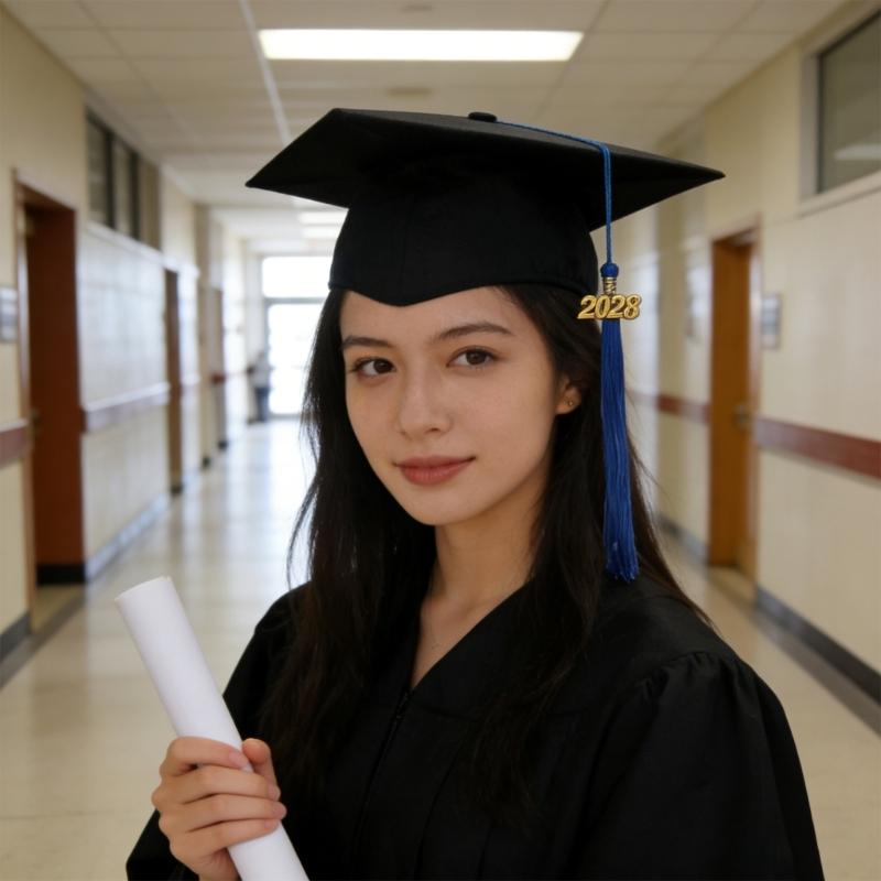 Lightweight Portable Cloth Graduation Cap for 2026 Graduates Easy to Carry in Formal Ceremonies Parties