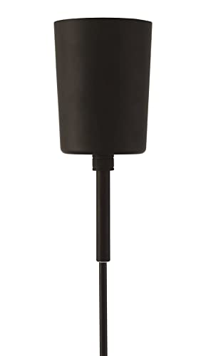 Interform Fatima 1 Pendant Light LT-4041 (Bulb not included, sold separately) Glass, White, Black, Single Light