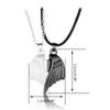 Angel Devil Couple Pendant Necklace Wings Magnet Lovers Chain Necklace His and Hers Couple Jewelry for Women Men Gift