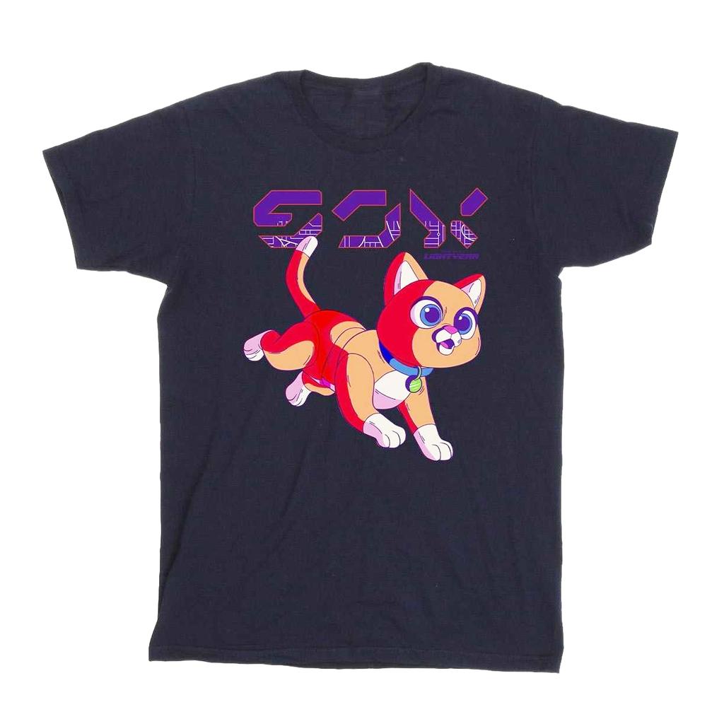 Disney Mens Lightyear Sox Digital Cute T-Shirt