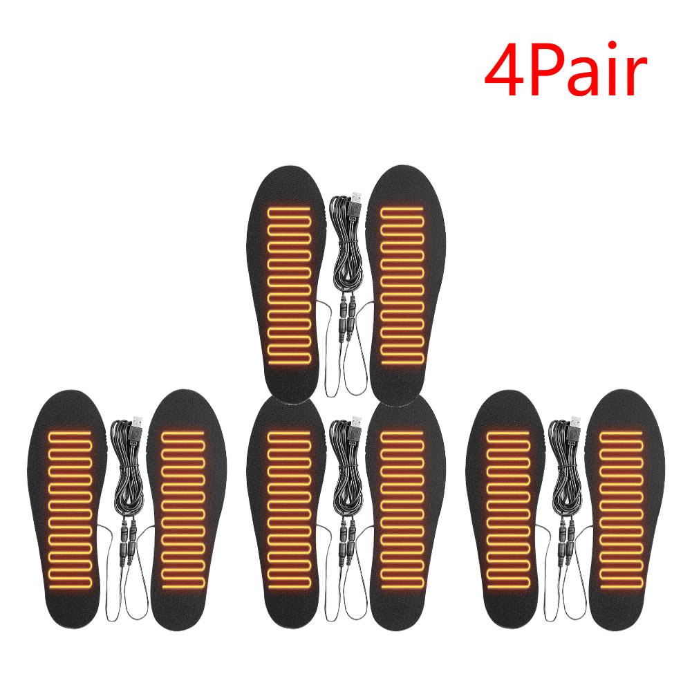 USB Electric Foot Warming Pad Feet Warmer Sock Pad Mat Winter Outdoor Sports Heating Insole Winter Warm for Skiing Hiking
