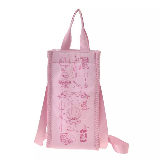 

Disney Ariel and Flounder Water Bottle Cover with Strap Prop Drinkware Japan NEW Disney store