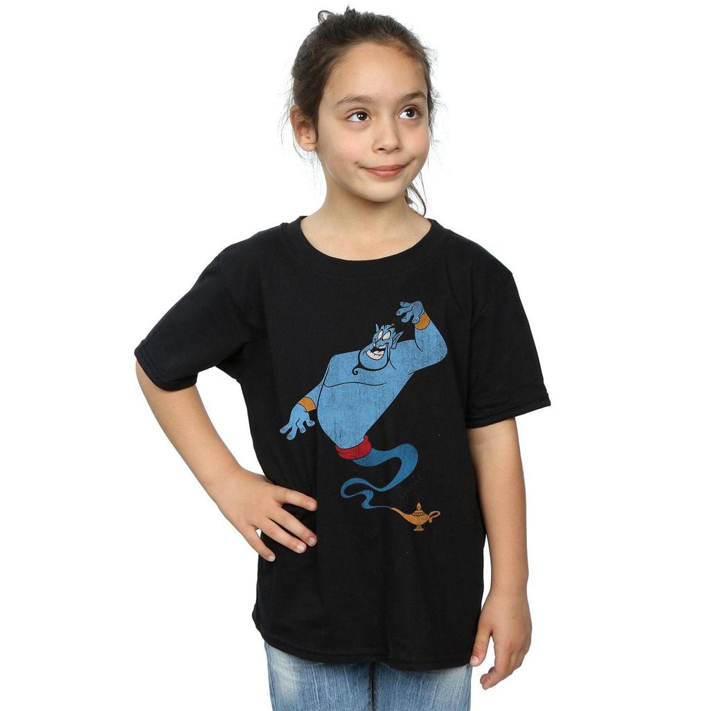 Disney Girls Aladdin Classic Genie Cotton T-Shirt