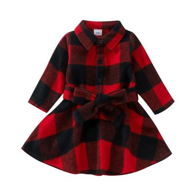 Minimalist Sweet Girls' Toddler Long-Sleeve Dress