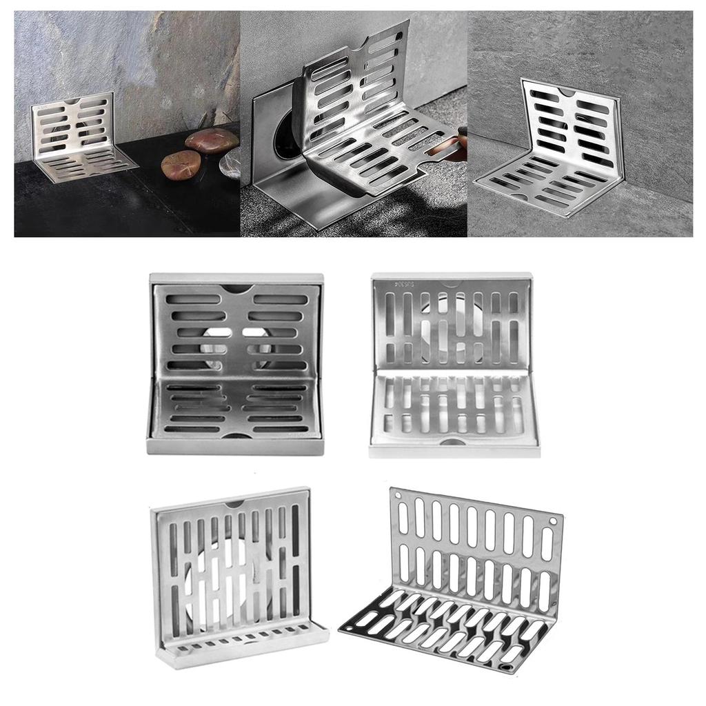 Shower Floor Drain Same Layer L Shaped Deodorant Filter Net Shower Drain for Kitchen Home