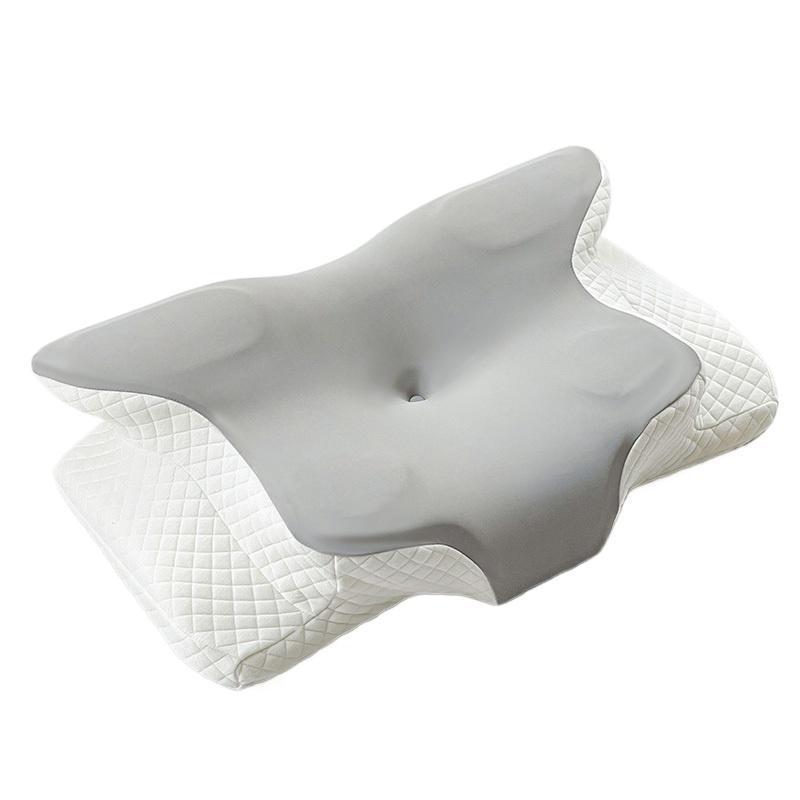 Dual-Use Memory Foam Neck Support Pillow for Deep Sleep