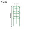 3/6/9/12Sets Plant Support Pile Garden Flower Stand Semicircle Greenhouses Arrangement Holder Vine Climbing Bracket Bonsai Tool