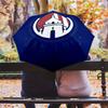 Atlético San Luis  pattern, automatic folding umbrella, portable and foldable design, 8 ribs, a Christmas or birthday gift.