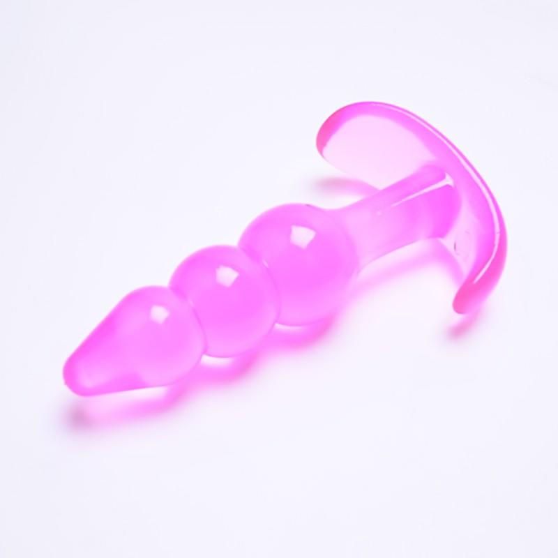 Soft Silicone Anal Plugs Prostate Massager Butt Plug Beads G-spot Erotic Sex Toys Anus Trainner Mini Dildo Erotic Gay