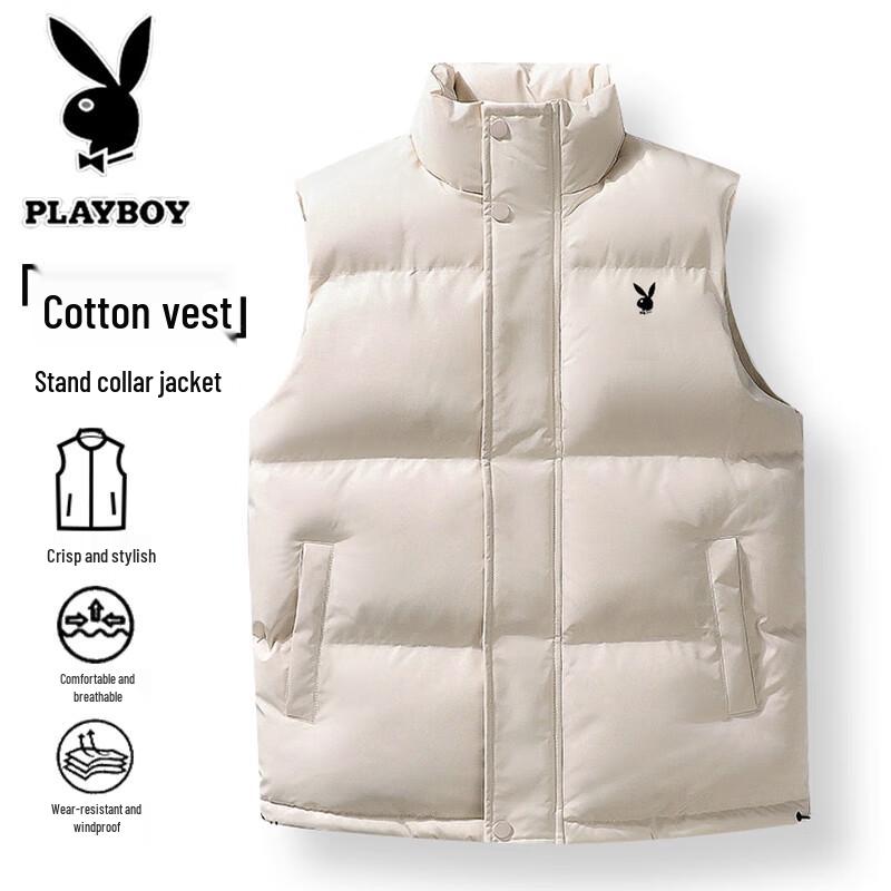 PLAYBOY Men s Cotton Padded Vest XL