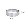 430 Stainless Steel Perforated Tart and Cake Mousse Ring Mold